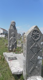 The Graveyard of Vuksanlekaj in Montenegro (photo: Robert Elsie, May 2016).