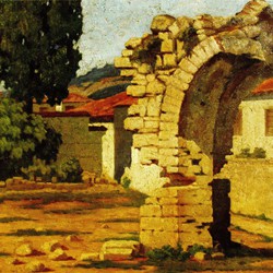 03 Ruins in Elbasan, 1938
(National Art Gallery, Tirana)