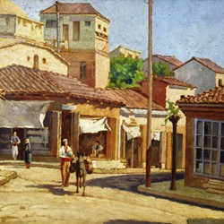 04 Street in Elbasan, 1938
(National Art Gallery, Tirana)