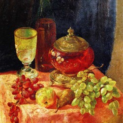 10 Still Life with Grapes and Pears, 1940
(National Art Gallery, Tirana)