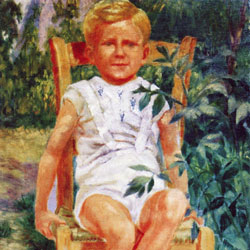 12 Boy Sitting in a Garden, 1941
(National Art Gallery, Tirana)