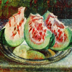 15 Three Pieces of Watermelon, 1940
(National Art Gallery, Tirana)