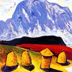 12 Landscape near Mount Dajti, 1987