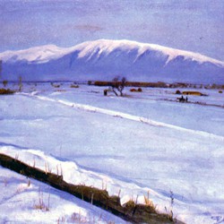 05 Winter on the Plain of Korça, 1934
(National Art Gallery, Tirana)