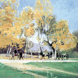 06 Autumn and Travellers, 1934
(National Art Gallery, Tirana)